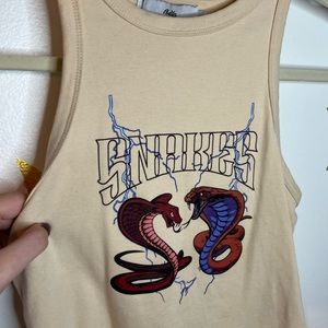 SOLD Adika Snake Crop Top